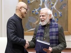 
      
      PM Modi welcomes Microsoft’s USD 17.5 billion AI investment
      
      