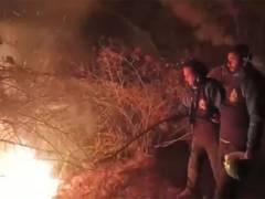 
      
      J&K: Massive fire breaks out in Rajwar forests in Handwara
      
      