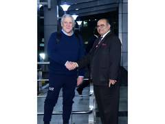
      
      Italy's Deputy PM Antonio Tajani arrives in New Delhi for...
      
      