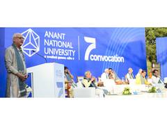 
      
      Provost of Anant National University During Convocation
      
      