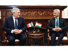 
      
      Jaishankar reviews strategic ties with Italy
      
      