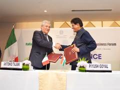 
      
      India-Italy sign Joint Commission for Economic Cooperation
      
      