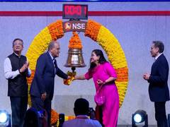
      
      India Today Group rings ceremonial bell at NSE 
      
      