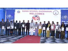 
      
      Uttarakhand CM inaugurates Diamond Jubilee of Sainik School
      
      