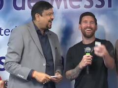 
      
      Lionel Messi virtually inaugurates his 70-feet statue in Kolkata
      
      