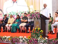
      
      CM Patel inaugurates 116th National Executive Meeting of Mayors
      
      