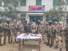 
      
      Manipur: Security forces recover cache of arms, ammunition
      
      