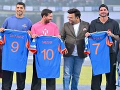 
      
      BCCI share snippets from Lionel Messi's Delhi event
      
      