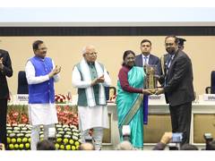 
      
      President of India Confers Crompton 
      
      