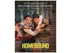 
      
      Oscars 2026: Homebound shortlisted for International Feature Film
      
      
