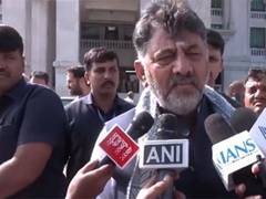 
      
      K Shivakumar as Congress holds protest in Belagavi over National
      
      