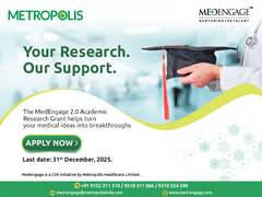 Metropolis' MedEngage 2025-26 Opens Applications for Medical Research Grants and Scholarships for Medical Students - ANI News