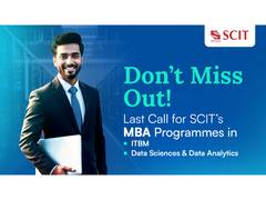 
      
      Final Opportunity to Apply for SCIT’s MBA Programmes in ITBM
      
      