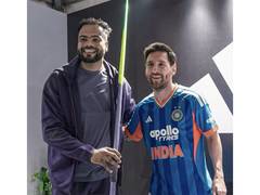 
      
      Lionel Messi sported Team India T20 jersey during Delhi visit
      
      