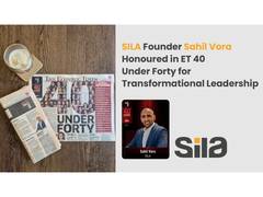 
      
      SILA Founder Sahil Vora Honoured in ET 40 Under Forty
      
      
