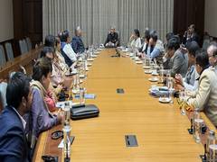 
      
      EAM Jaishankar meets MPs who represented India at UNGA
      
      