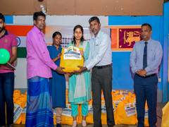 
      
      India distributes dry ration to over 80  families in SL
      
      