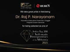 
      
      Dr. Raj P. Narayanam Recognised in Hurun India
      
      