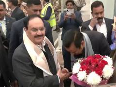 
      
      JP Nadda arrives in Lucknow to attend 21st Convocation of KGMU
      
      
