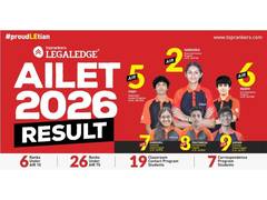 
      
      LegalEdge Delivers Big in AILET 2026: 6 Ranks in Top 10 & 26 Rank
      
      