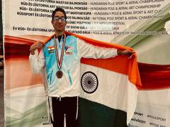 
      
      India’s Vir Gahrotra clinches gold at Pole and Aerial Sports Worl
      
      