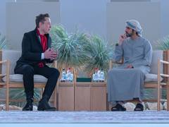 
      
      UAE Deputy PM meets Elon Musk
      
      