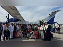 
      
      Vijayvargiya enables first-ever air travel for 40 people
      
      