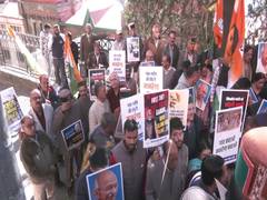 
      
      Himachal Congress protests over law to replace MGNREGA
      
      
