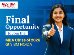 
      
      Admissions Closing Soon for SIBM NOIDA’s MBA Programme 2026
      
      