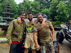 
      
      Salman Khan, MS Dhoni, and AP Dhillon’s muddy pic goes viral
      
      