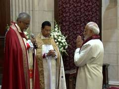 
      
      PM Modi attends Christmas morning service in Delhi
      
      