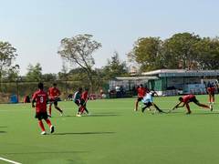 
      
      Ghumanhera Riser’s Academy defeates Raja Karan Hockey Academy 
      
      
