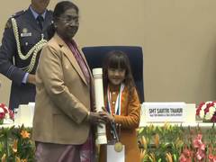 
      
      President Murmu distributes Pradhan Mantri Rashtriya Bal Puraskar
      
      