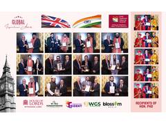 
      
      Indians honoured at the British Parliament for service to society
      
      