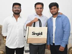 
      
      BRS leader KTR launches Singidi collective
      
      