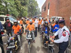 
      
      Chandigarh traffic police holds Road Safety Awareness Session
      
      