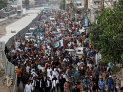 
      
      Islamabad sees protests over land rights dispute
      
      