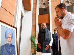 
      
      Rahul Gandhi pays tribute to Dr Manmohan Singh, Shivraj Patil
      
      