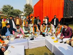 
      
      Kisan Morcha organises “Mann Ki Baat Tiffin meeting” program acro
      
      