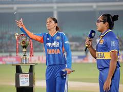 
      
      4th T20I: Sri Lanka Women win toss, opt to bowl against India
      
      