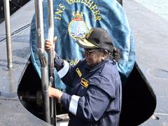 
      
      President Murmu after INS Vaghsheer dive sortie
      
      