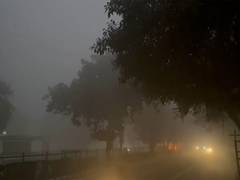 
      
      Dense fog chokes Delhi as AQI hits 402
      
      