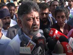 
      
      Karnataka Dy CM DK Shivakumar visits illegal demolition site
      
      