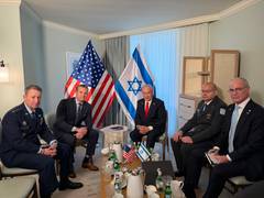 
      
      Netanyahu holds talks with US Secy of War ahead of Trump meet
      
      