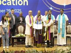 
      
      VP Radhakrishnan addresses convocation of Pondicherry University
      
      