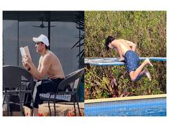 
      
      Hrithik Roshan enjoys family time with sons
      
      