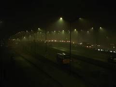 
      
      Orange alert issued as visibility hits zero
      
      