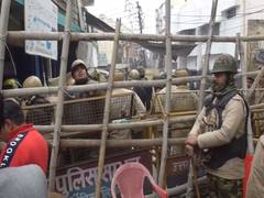 
      
      Security officials deployed near Sambhal's Shahi Jama Masjid
      
      