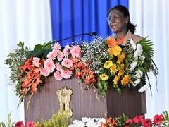 
      
      President Murmu graces 'Antarrajyiy Jansanskritik Samagam Samaroh
      
      