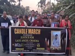 
      
      Anjel Chakma case: Candle march held across Delhi, Agartala
      
      